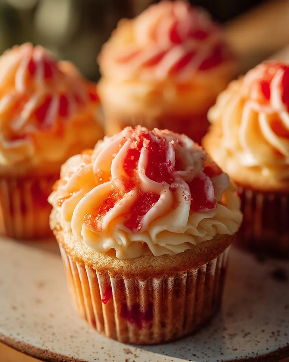 Mango Strawberry Sunset Cupcakes: A Delightful Recipe!