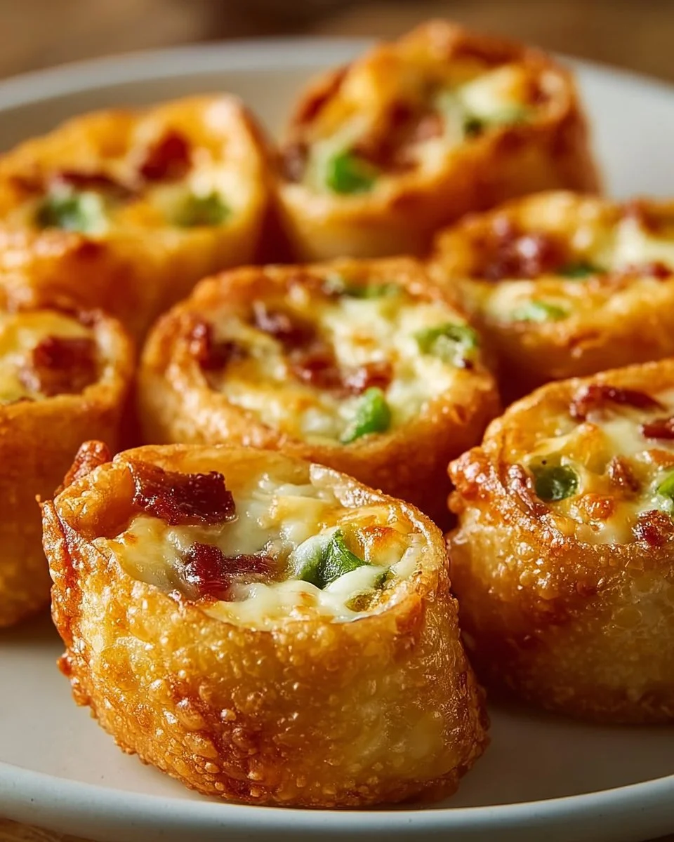 Mini Jalapeño Popper Egg Rolls