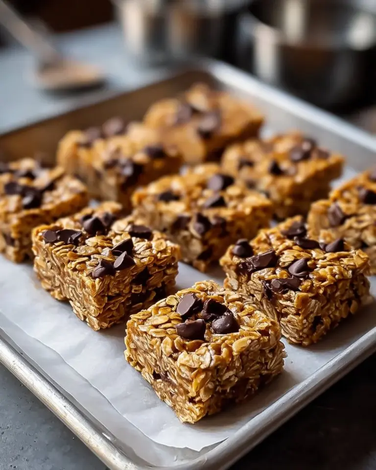 Delicious no-bake granola bars made with oats and nuts
