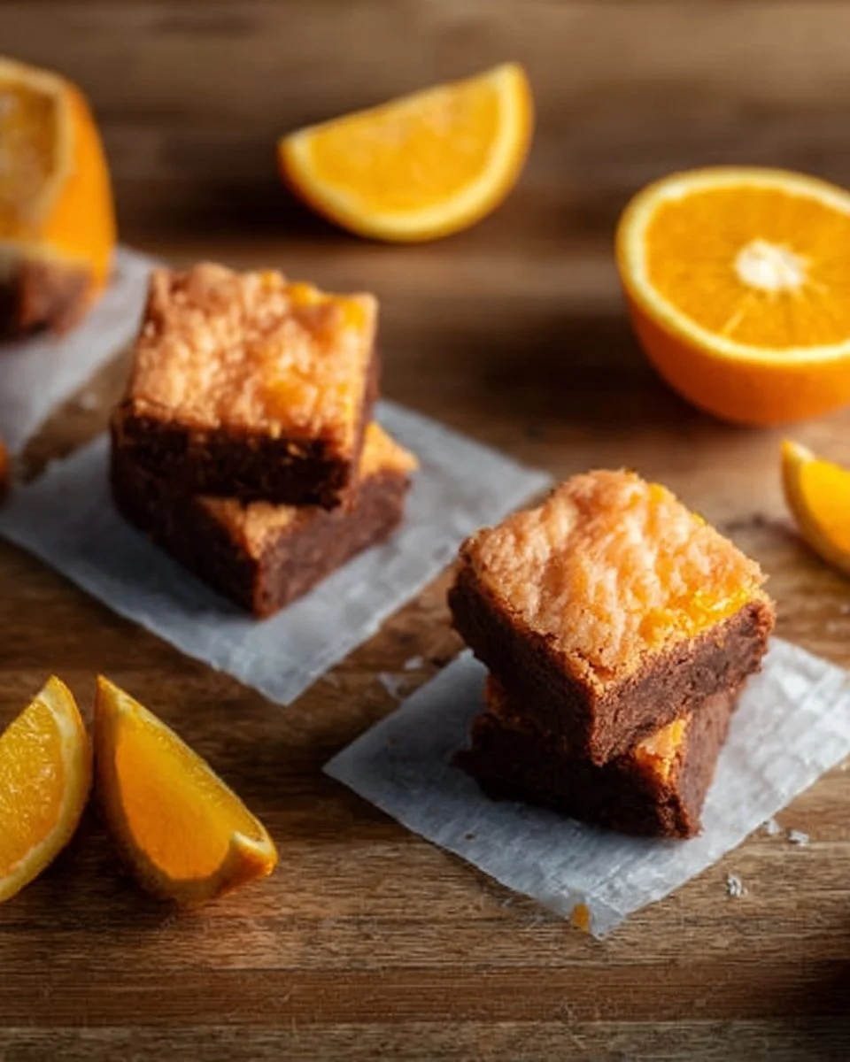 Orange Brownies