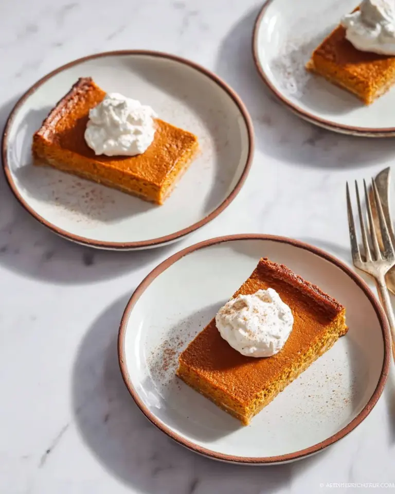 Paleo Pumpkin Pie Bars topped with creamy frosting and pumpkin seeds