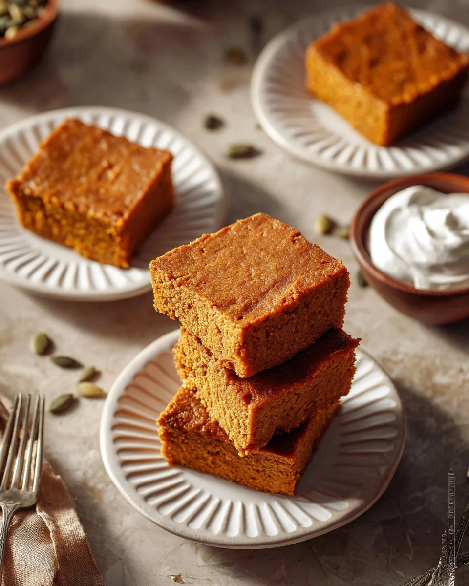 Paleo Pumpkin Pie Bars