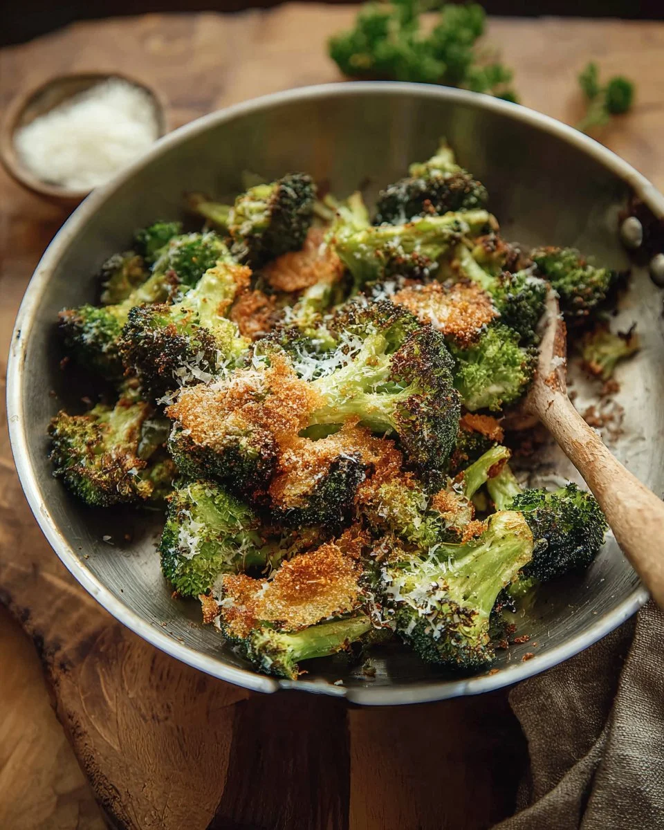 Parmesan Crusted Broccoli