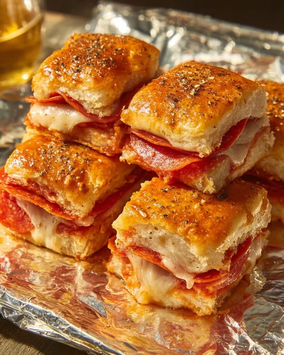 Pepperoni Pizza Sliders