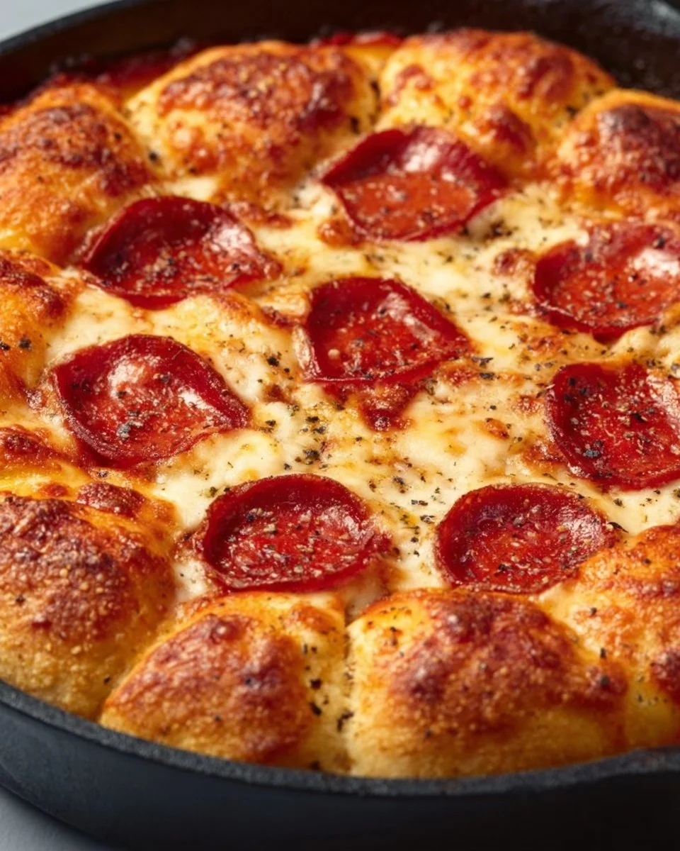 Delicious homemade Pizza Dip served with tortilla chips.