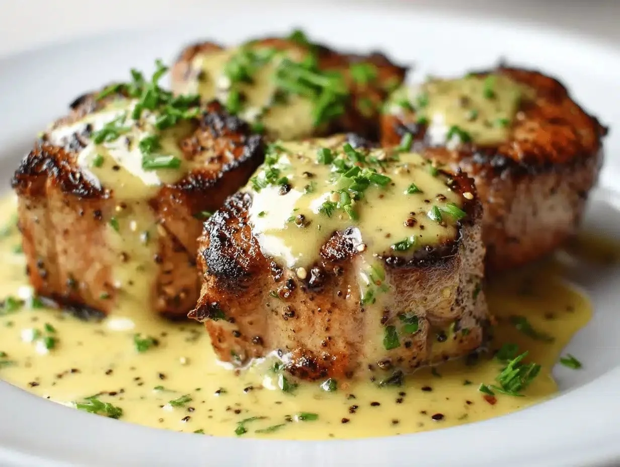 Pork Tenderloin with Creamy Dijon Sauce