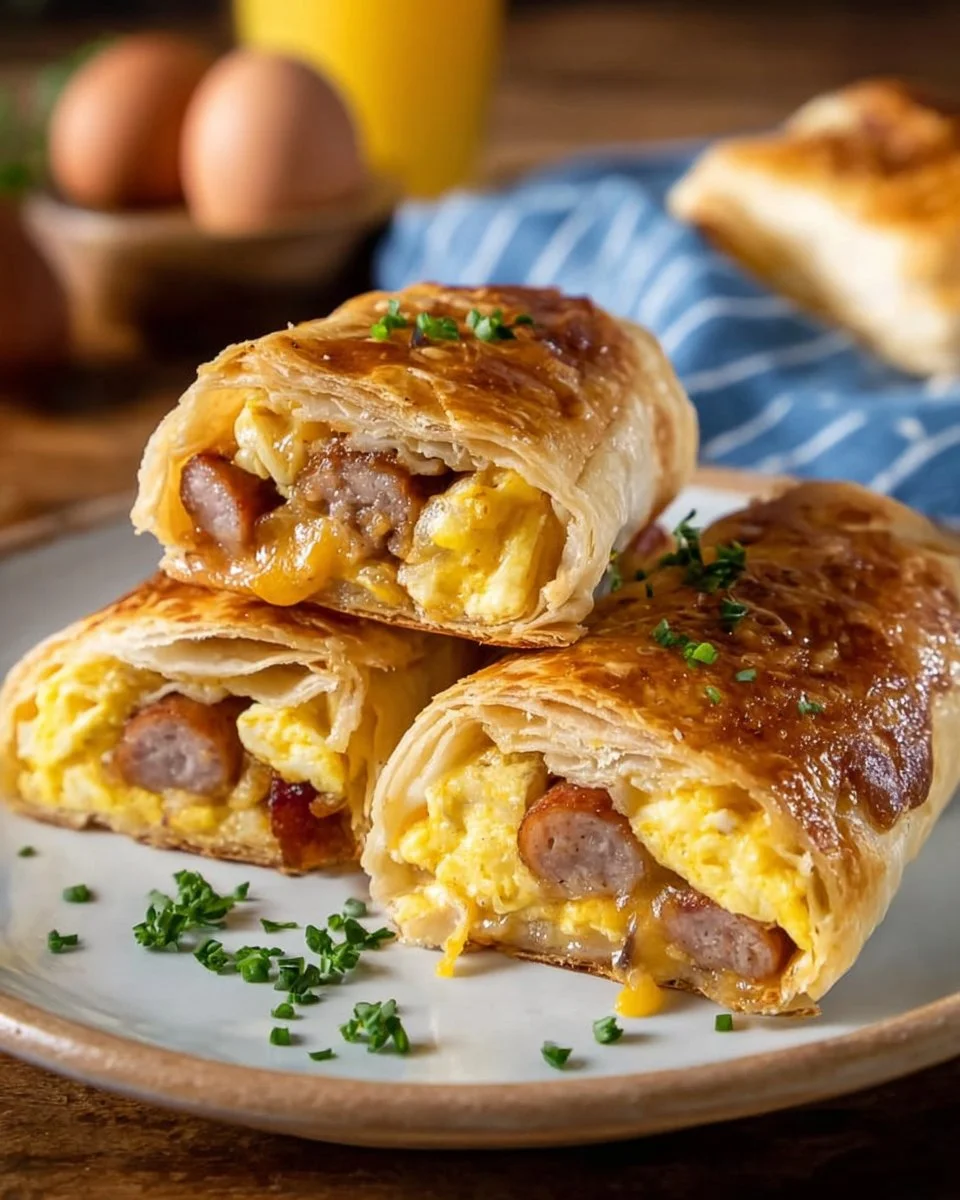 Sausage Egg Breakfast Roll-Ups – Quick & Easy Morning Treat! - mommyplates