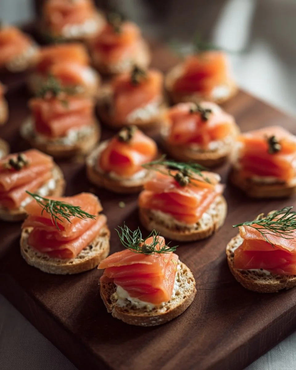Smoked Salmon Canapés