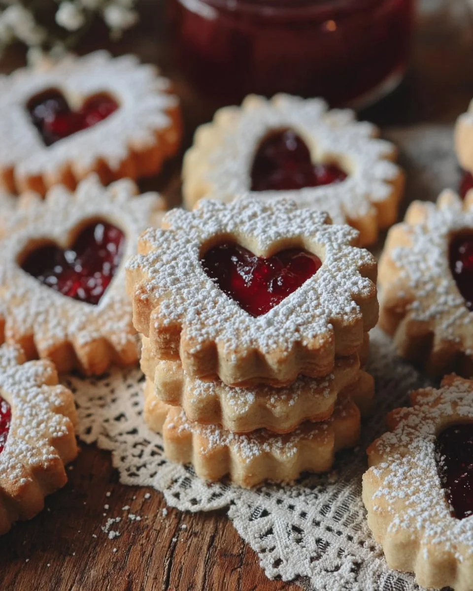 Soft and Sweet Linzer Cookies - Baking with Blondie
