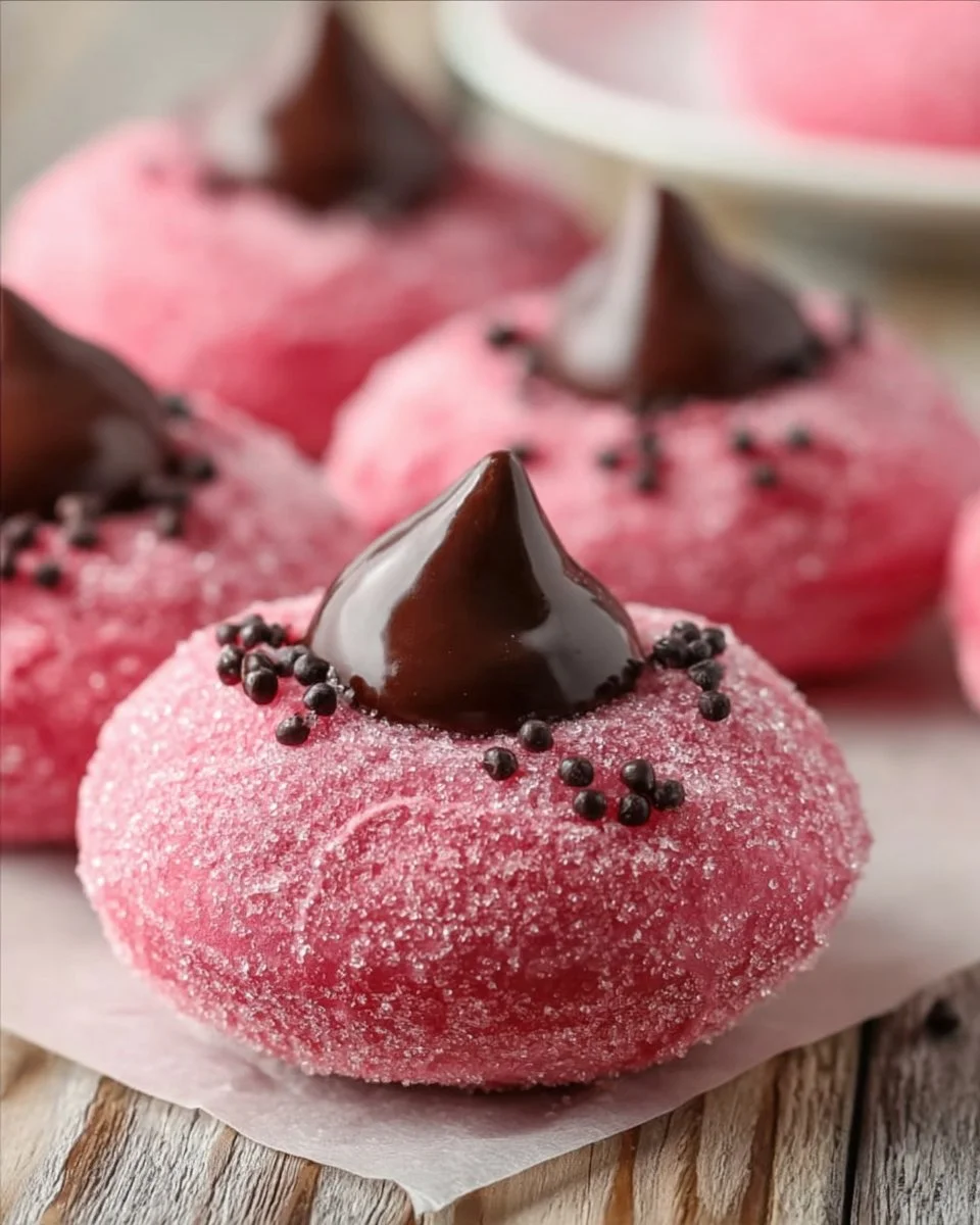 Strawberry Kiss Cookies