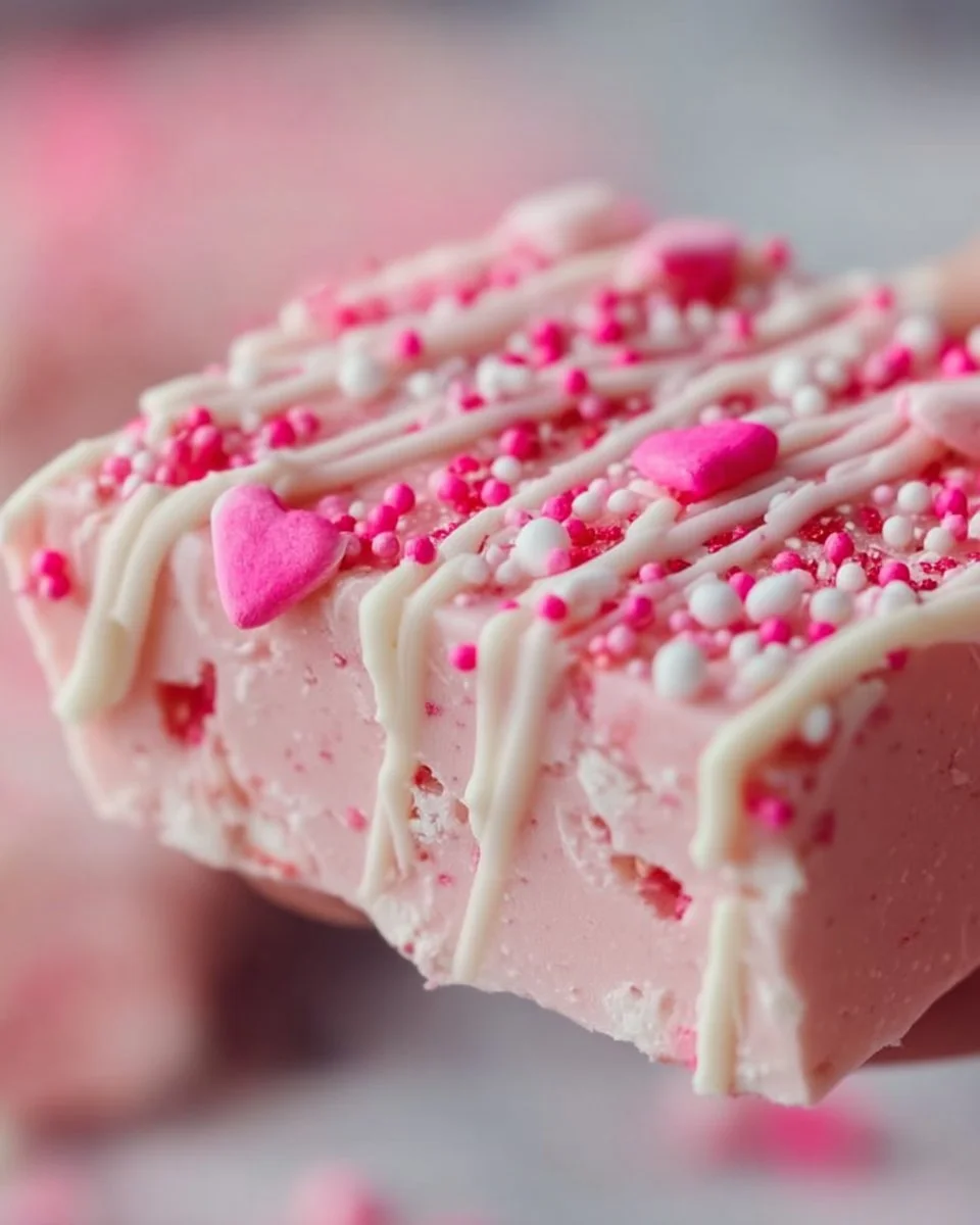 Delicious homemade sugar cookie fudge on a decorative plate.