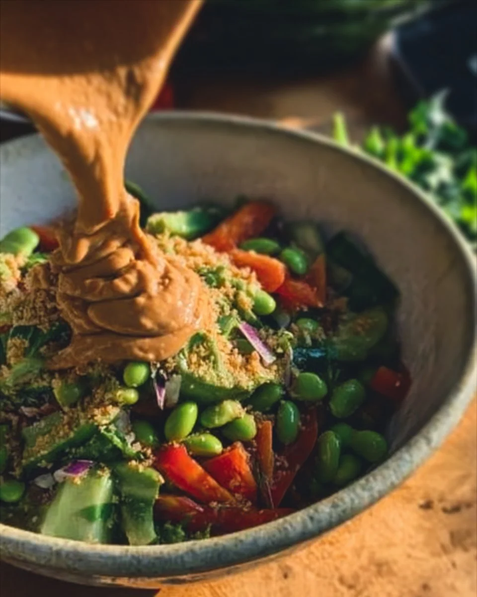 Thai-Inspired Edamame Crunch Salad