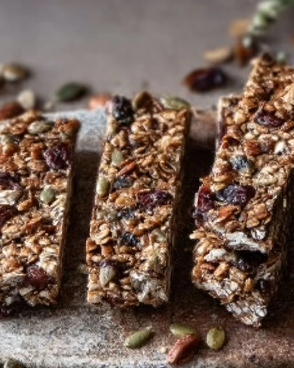 Trail Mix Granola Bars (video)