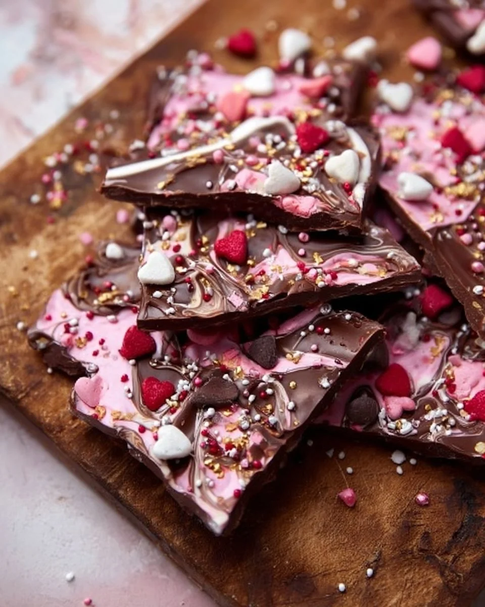 Valentine's Day Chocolate Bark