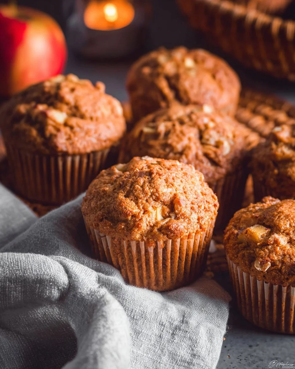 Whole Wheat Apple Muffins