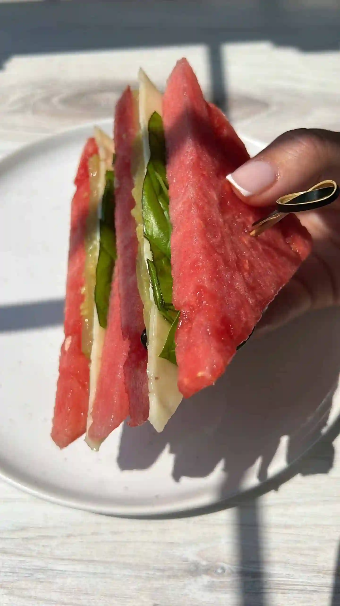 Viral Watermelon Sandwich