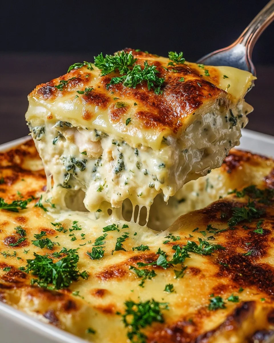 Alfredo Chicken Lasagna