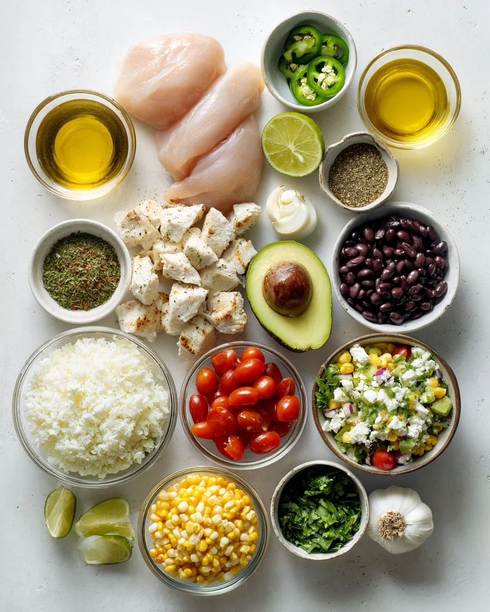 Baja Chicken Bowls
