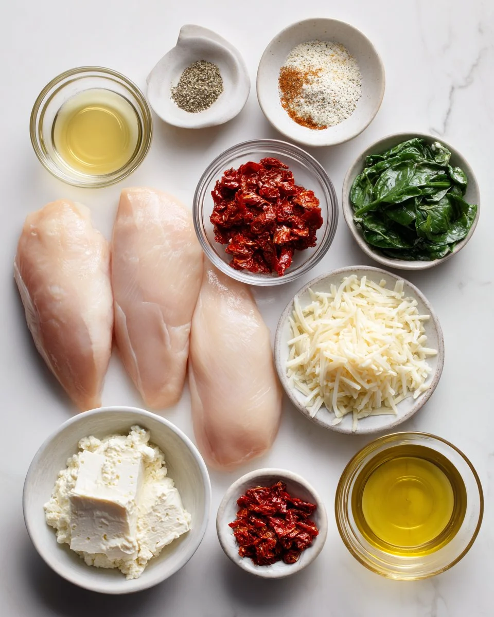 Baked Tuscan Chicken Casserole