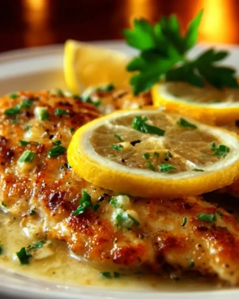 Delicious Chicken Piccata recipe inspired by Barefoot Contessa