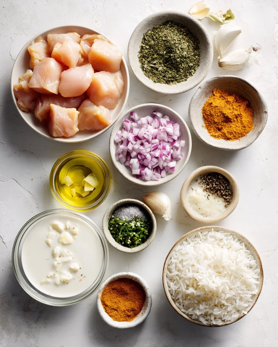 Basil Chicken with Coconut Curry Sauce