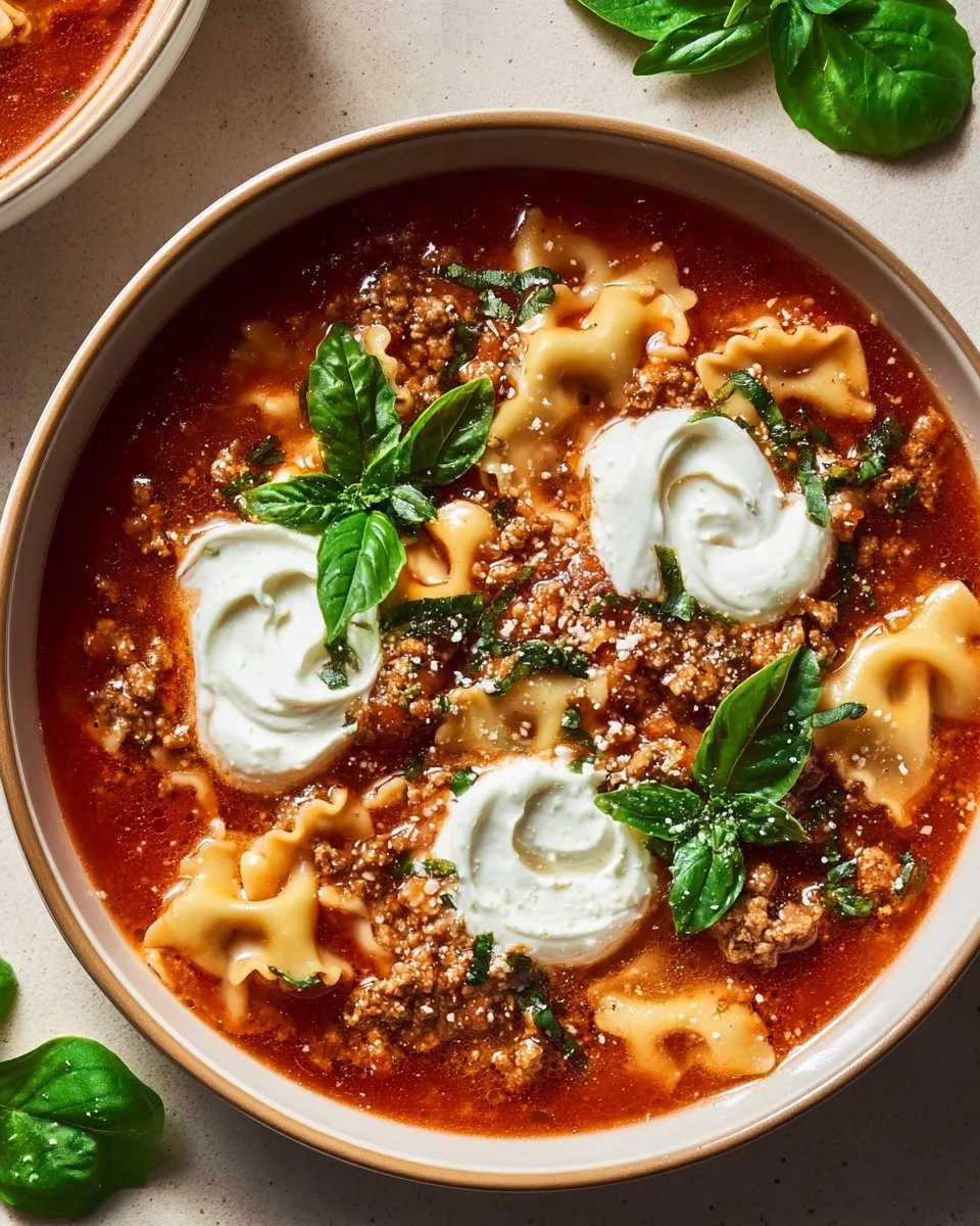 Crockpot Lasagna Soup