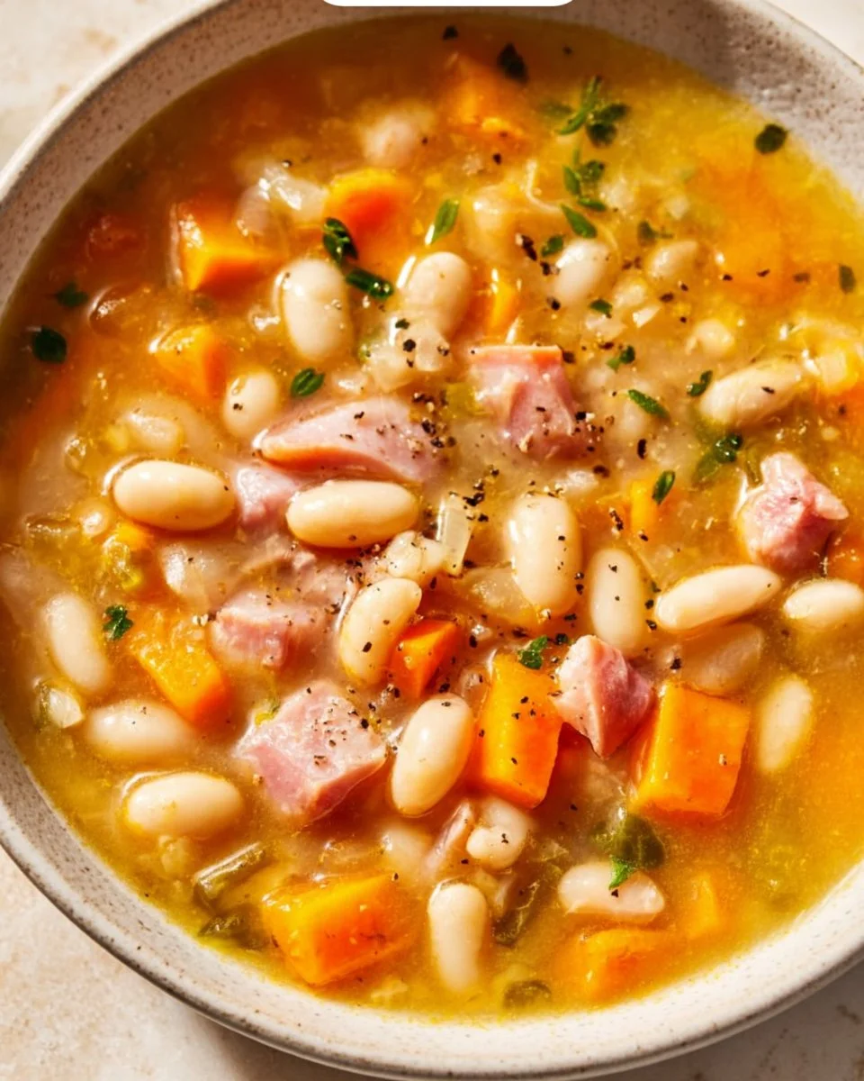 Easy Ham and Bean Soup