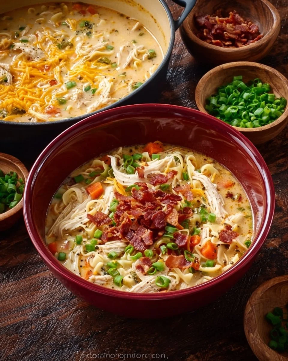 Crack Chicken Noodle Soup