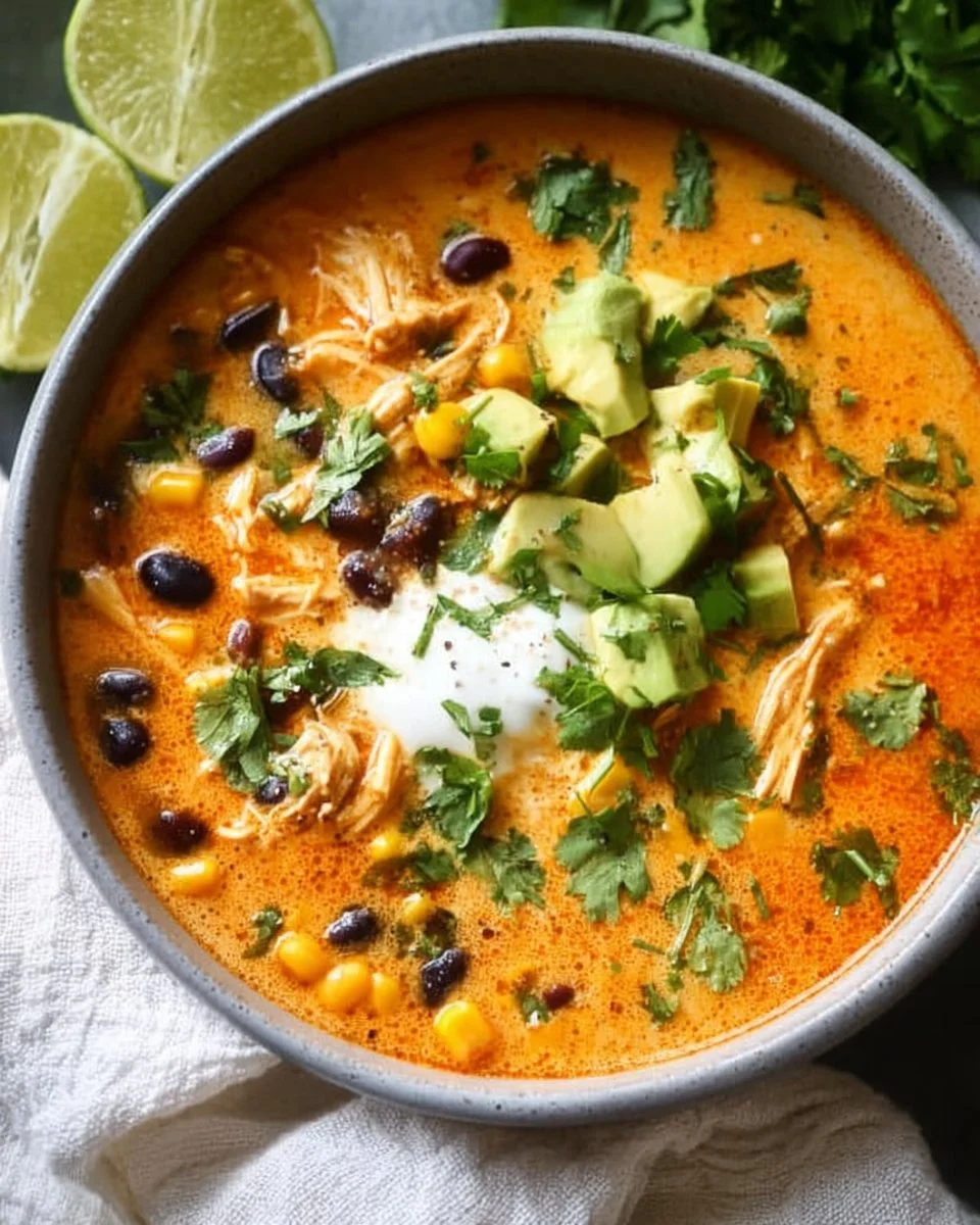 Creamy Chicken Enchilada Soup