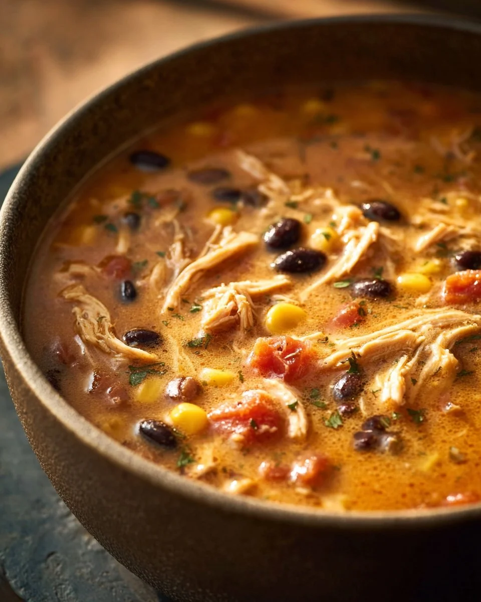 Creamy Chicken Taco Soup