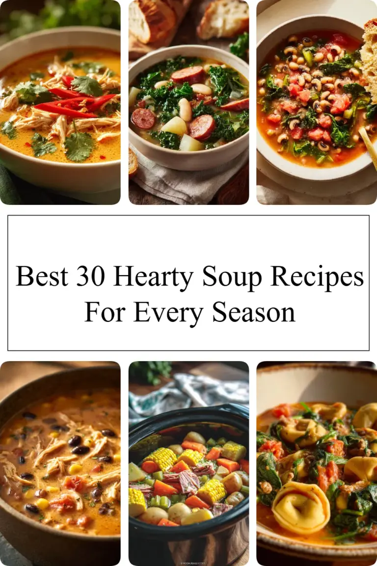 A bowl of hearty soup showcasing fresh ingredients and seasonal flavors