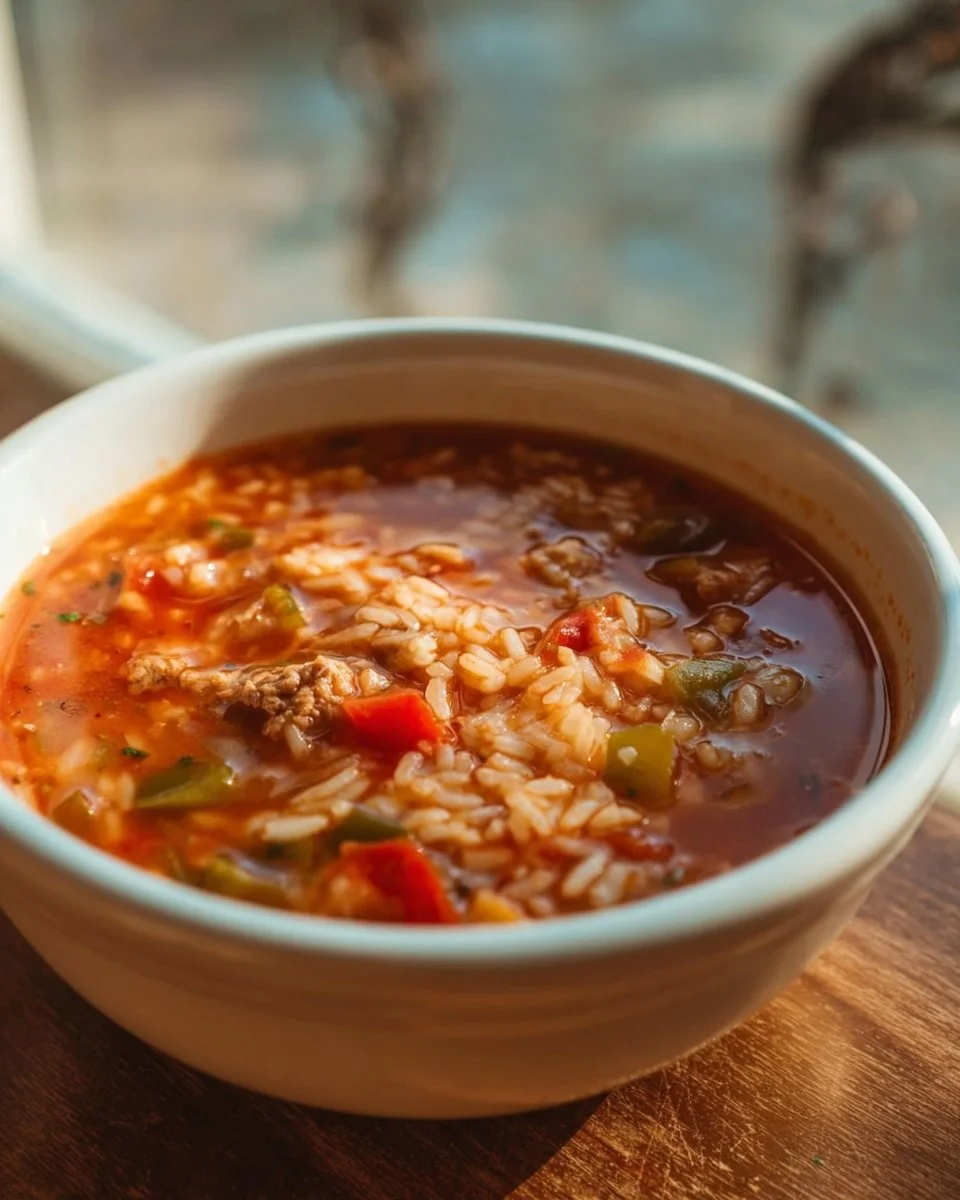 Freezer Friendly Spanish Rice Soup
