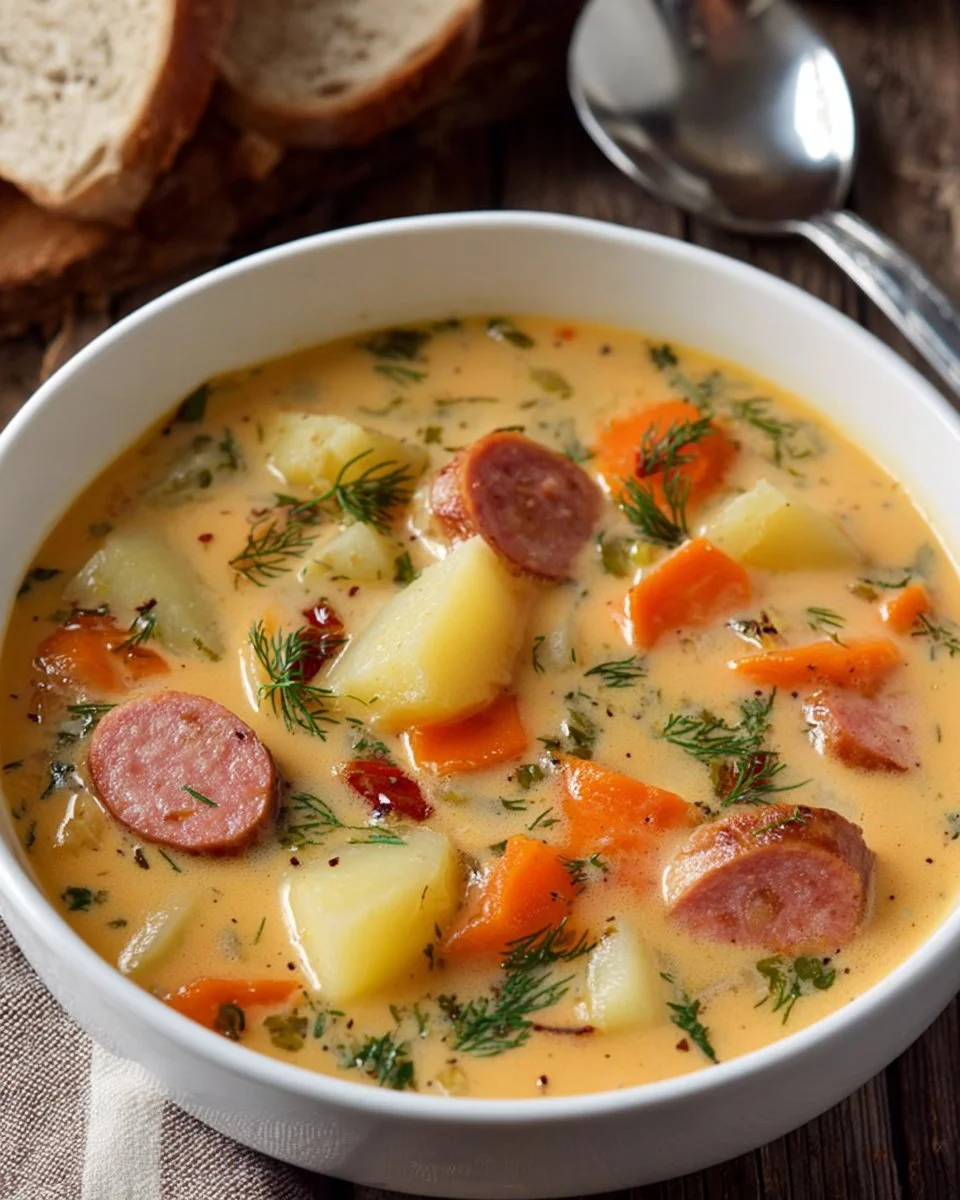 Polish Potato Soup (Kartoflanka)