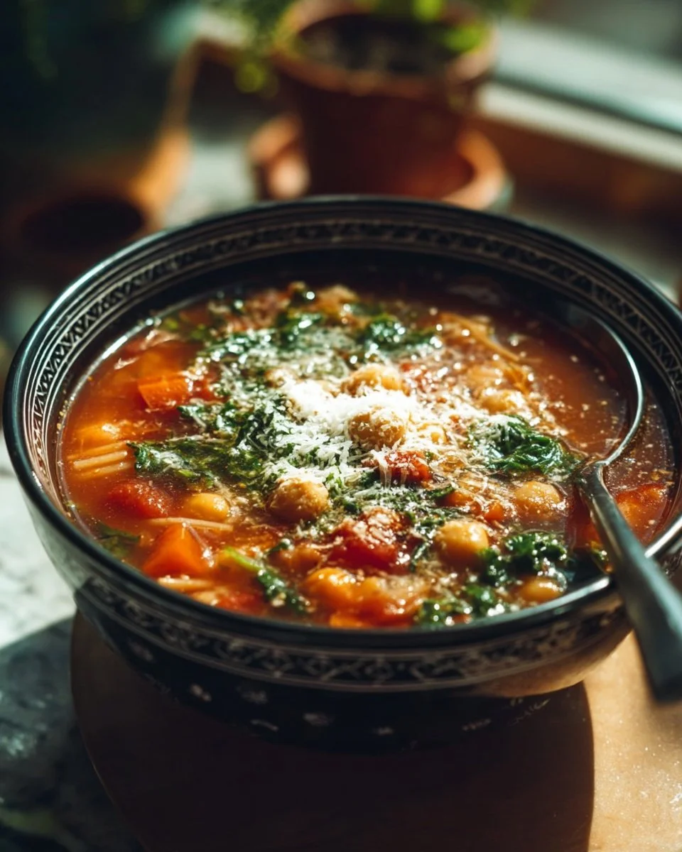 Cozy Mediterranean Chickpea Soup
