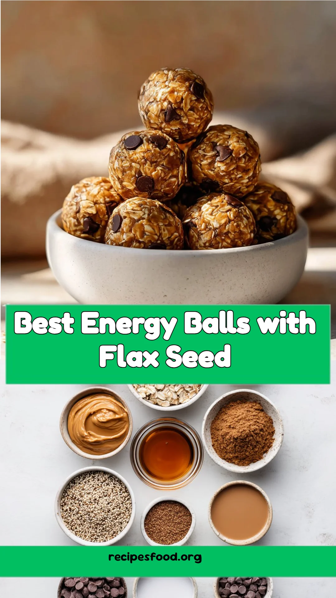 Best Energy Balls with Flax Seed