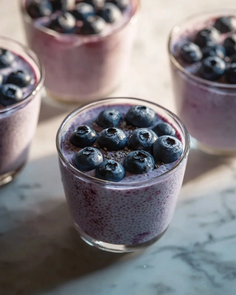 Blueberry Chia Seed Pudding