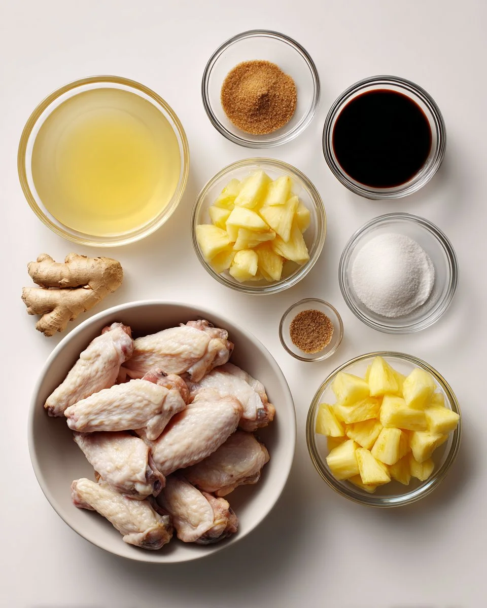 Brown Sugar Pineapple Wings