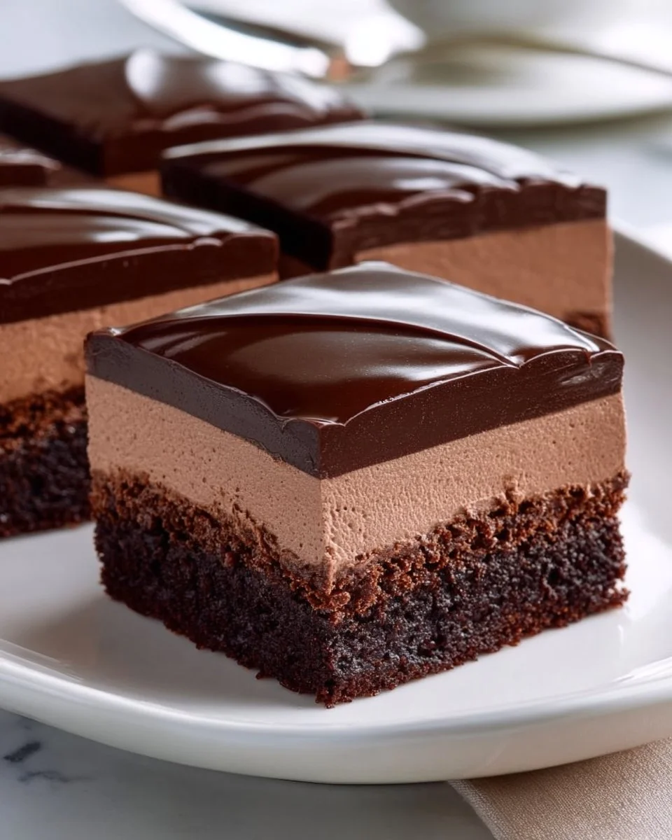 Brownie Mousse Cake