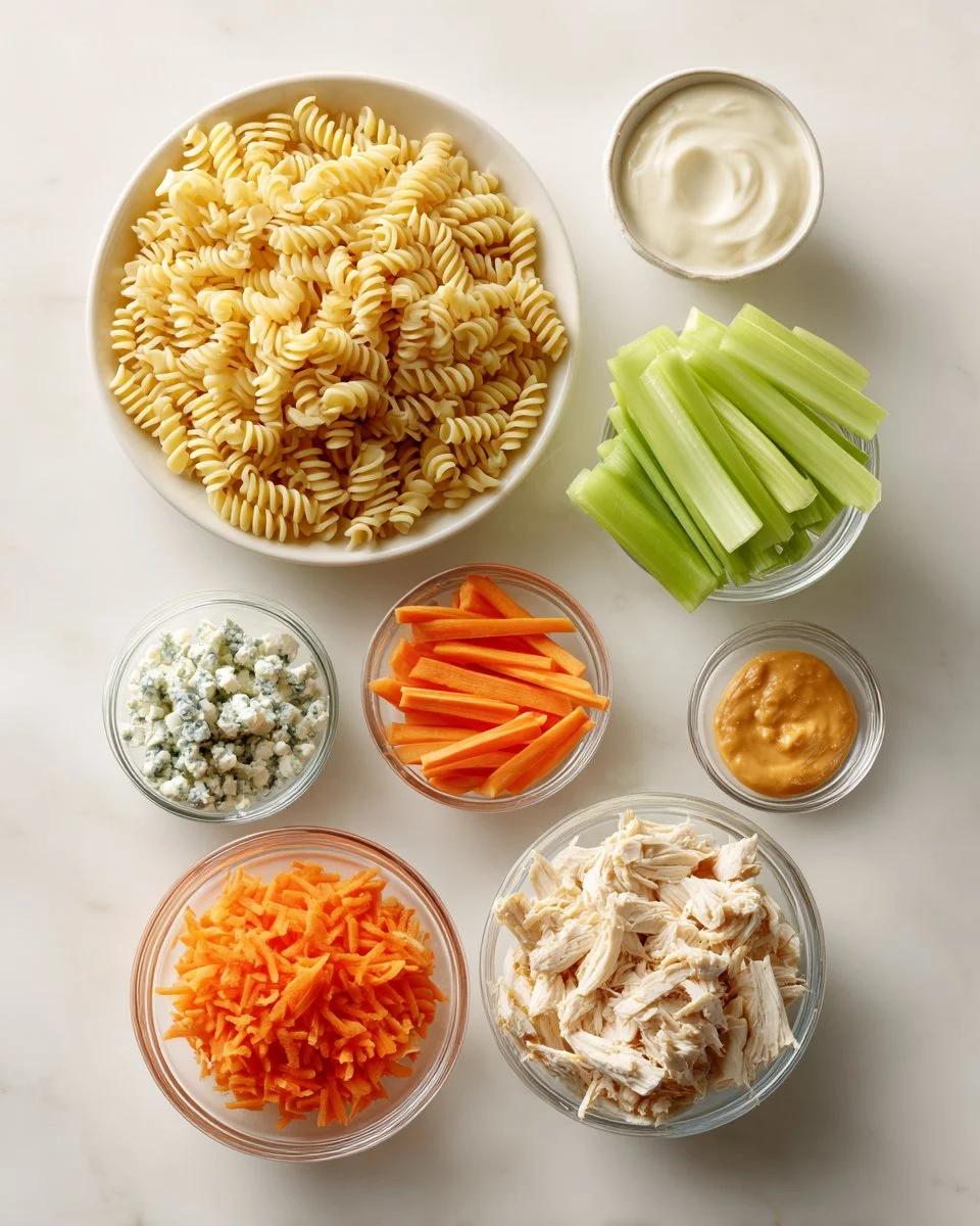 Buffalo Chicken Pasta Salad