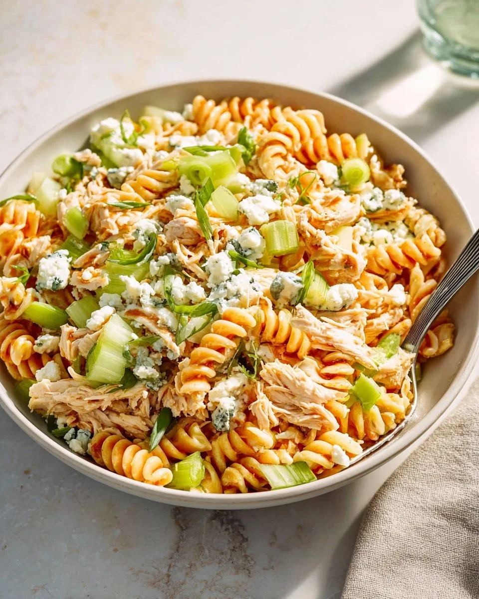 Buffalo Chicken Pasta Salad