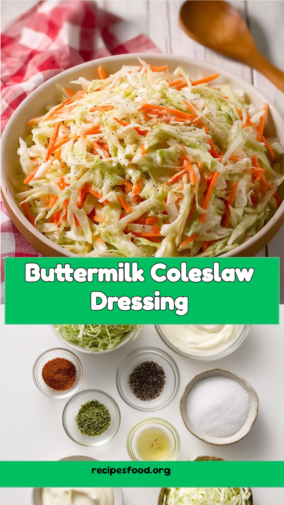 Buttermilk Coleslaw Dressing