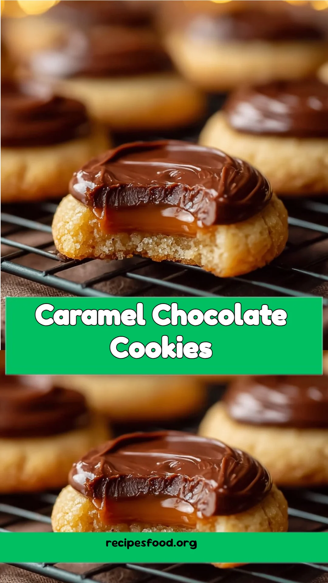 Caramel Chocolate Cookies