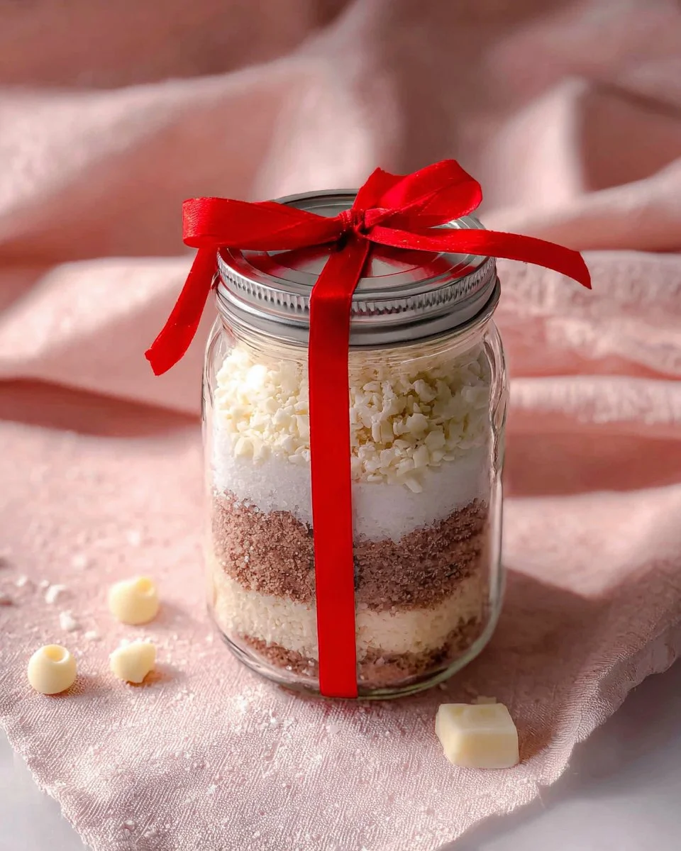 Jar of chewy red velvet cookies with a rich texture and vibrant color