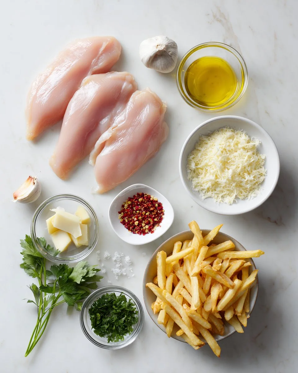Chicken Fillet in Spicy Creamy Garlic Parmesan Sauce