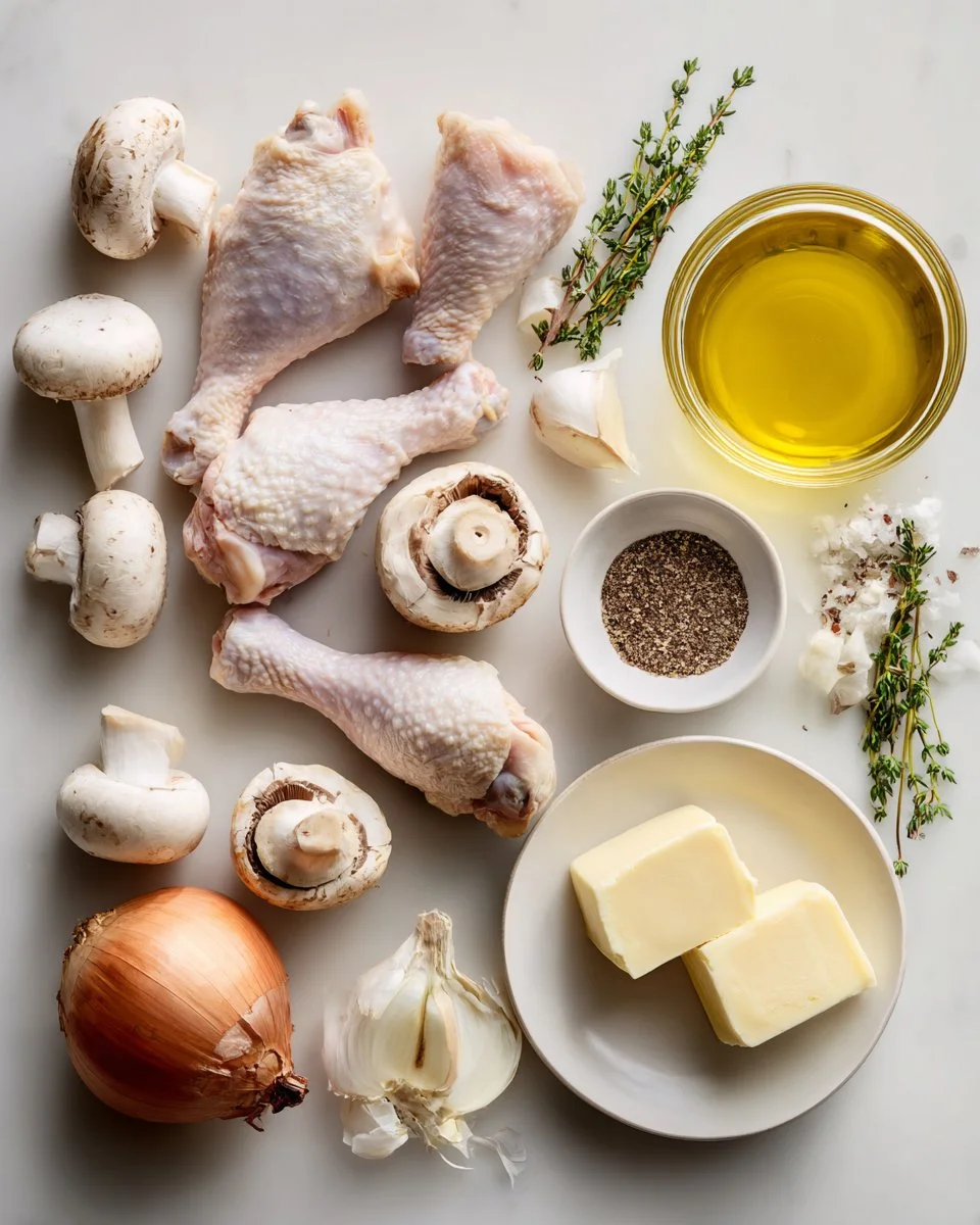 Chicken Fricassée (quick French chicken stew)
