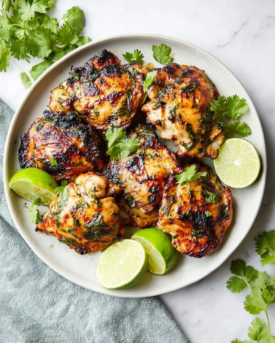 Cilantro Lime Chicken Thighs