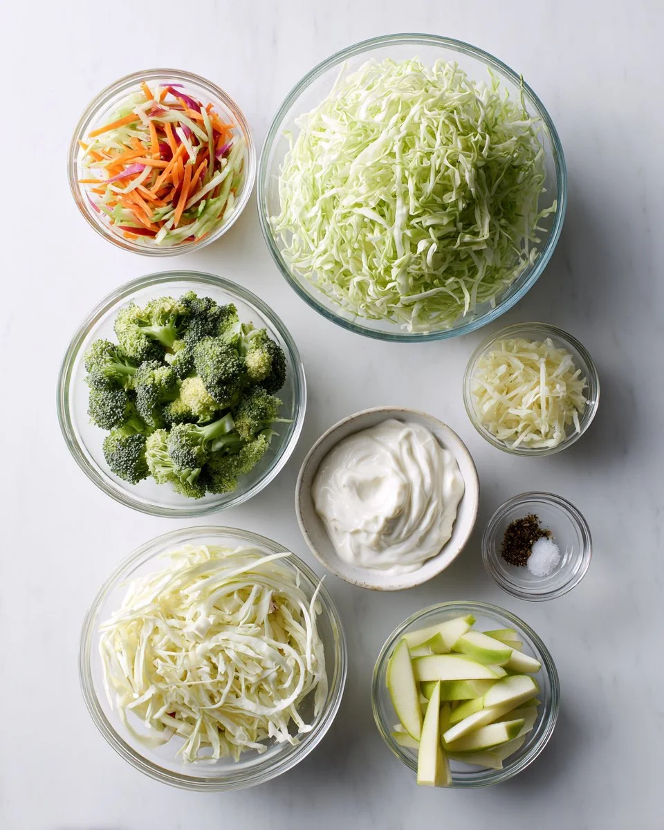 Coleslaw with Apple and Yogurt Dressing