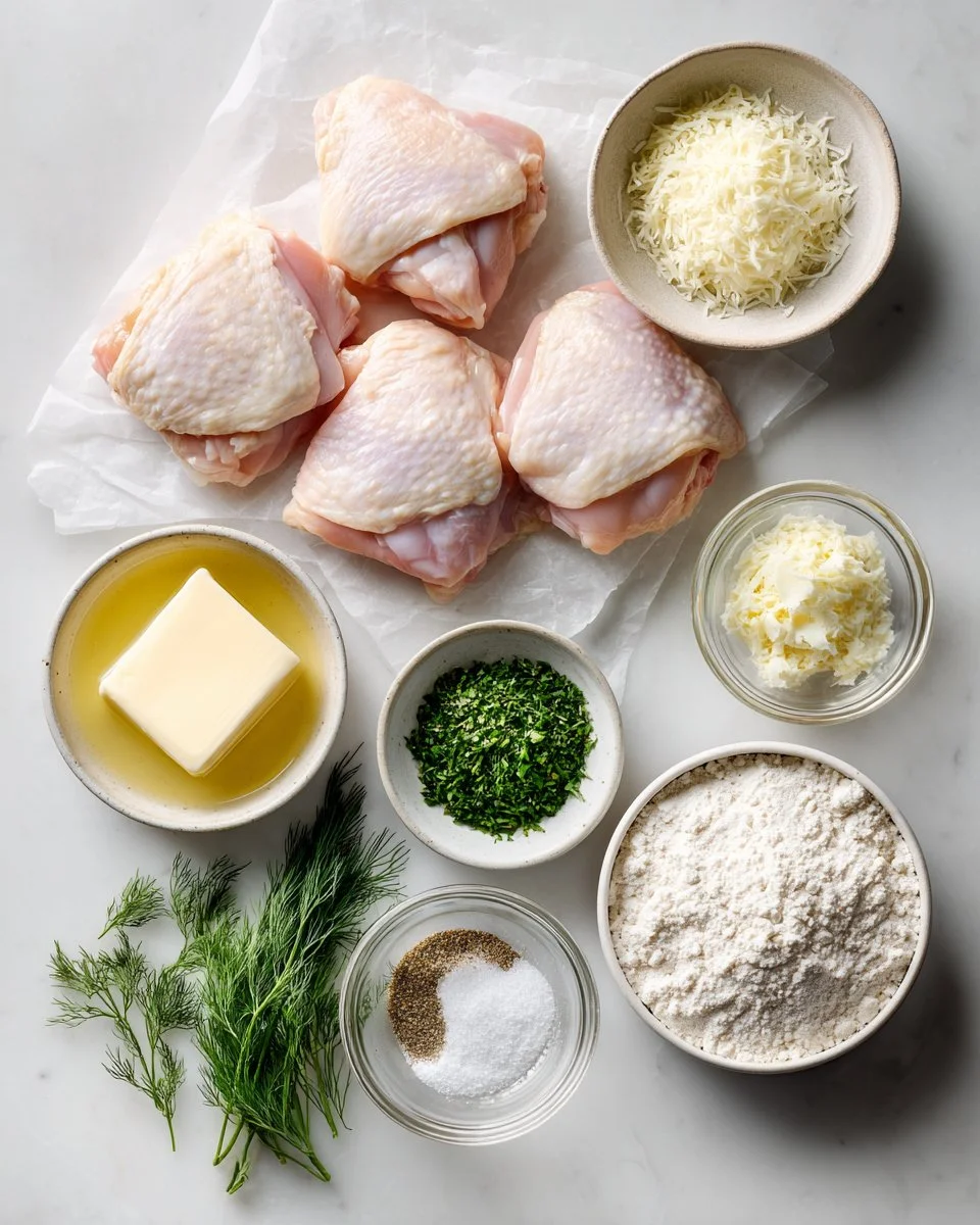 Creamy Oven Baked Chicken Thighs