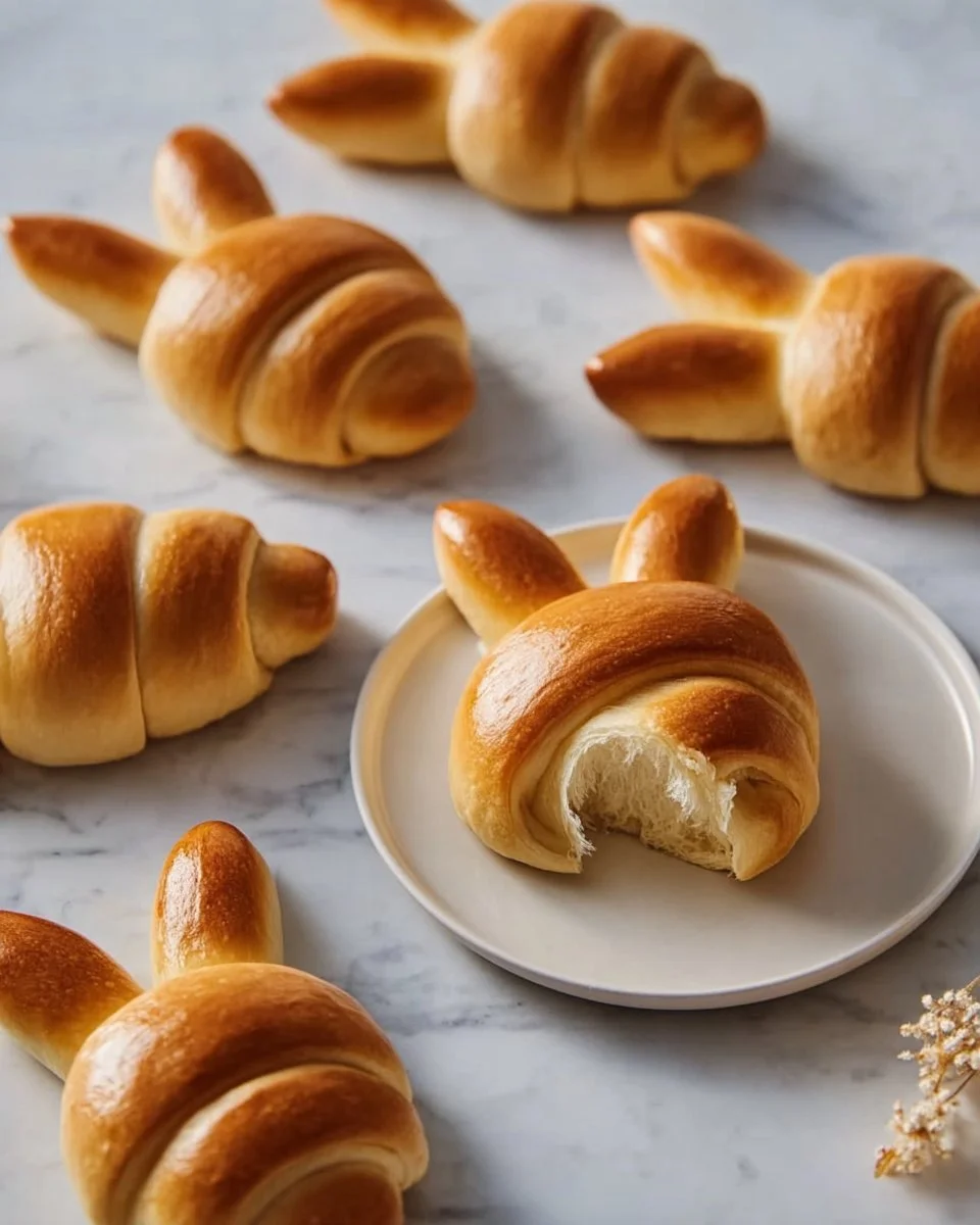 Easter Bunny Crescent Rolls Recipe