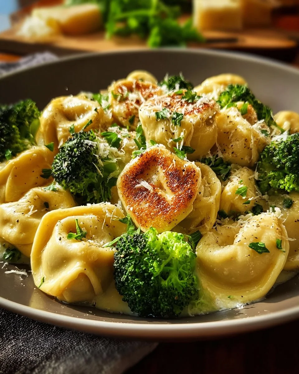 Garlic Parmesan Chicken Tortellini
